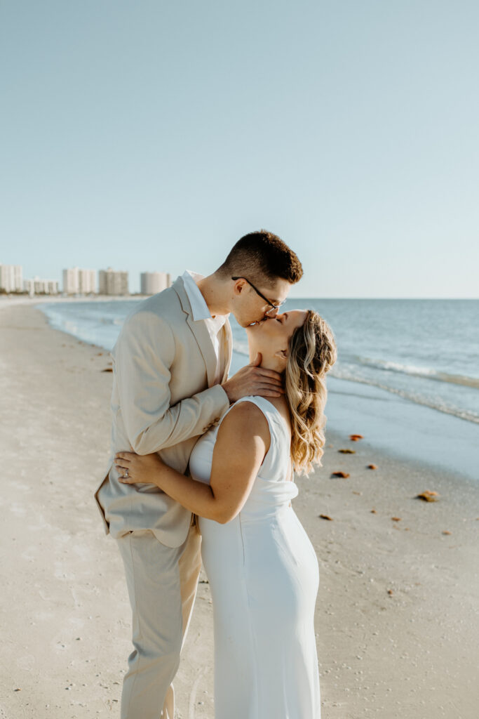 Intimate Beach Elopement | Pinellas County in Florida